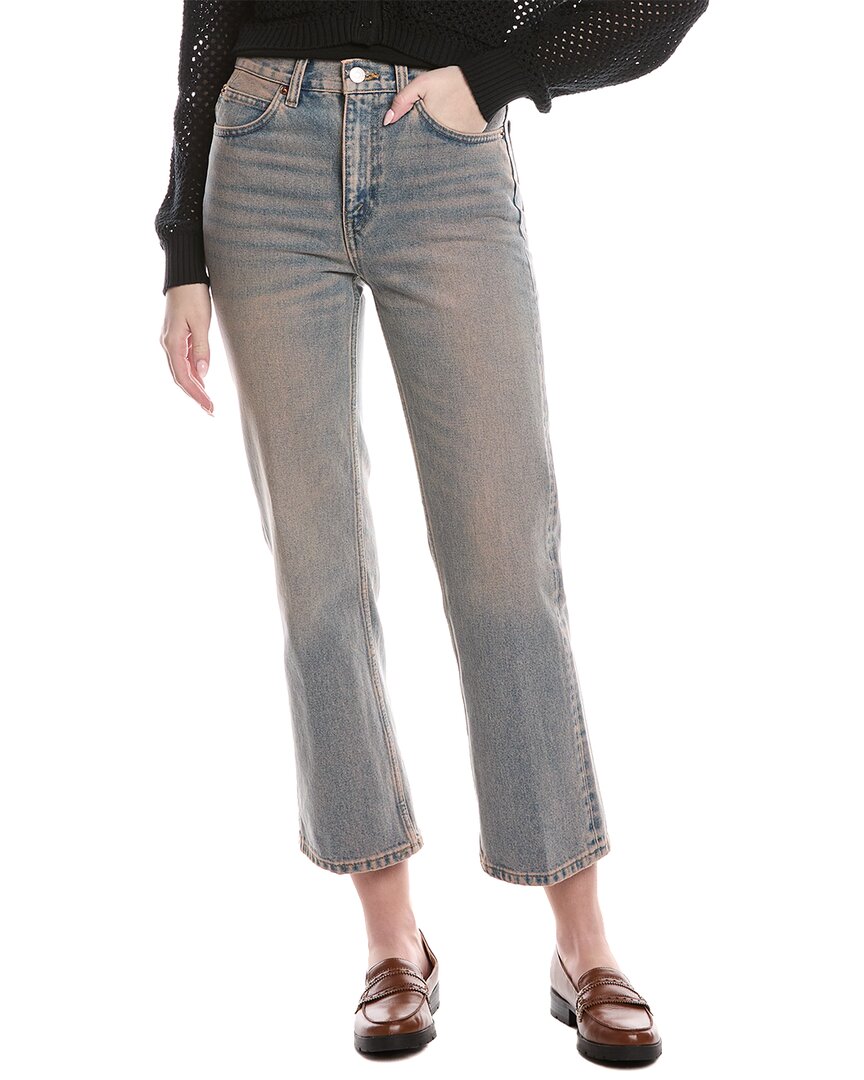 Re/done 70s Tinted Blush Loose Flare Jean In Pink