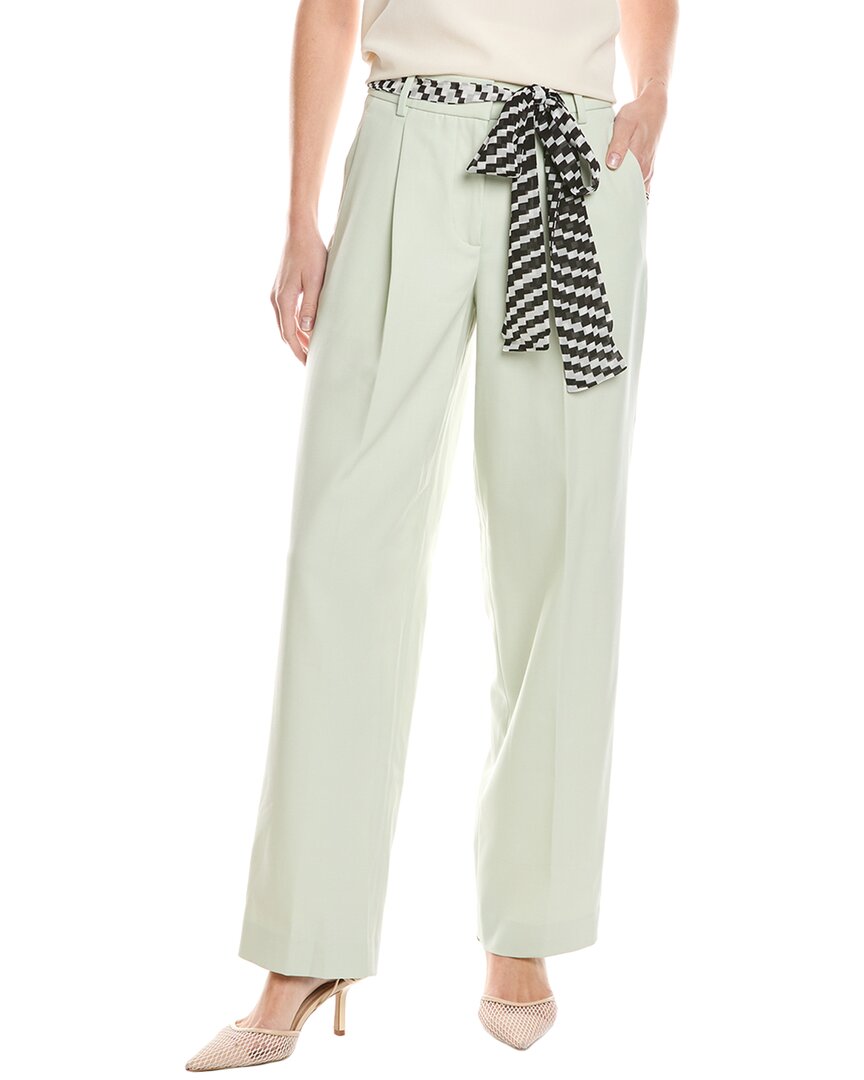 Reiss Petite Hailey Pull On Trousers In Green