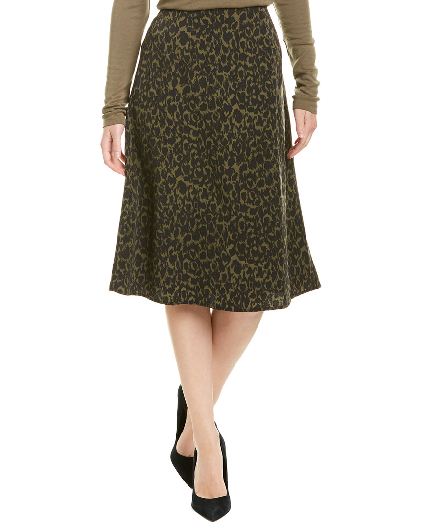 Image of H Halston Midi Skirt