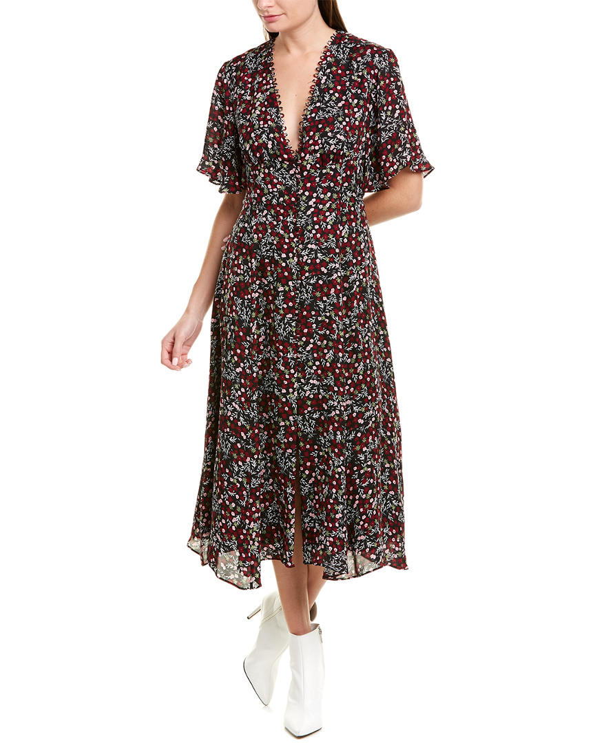 Image of NICHOLAS Daisy Silk A-Line Dress