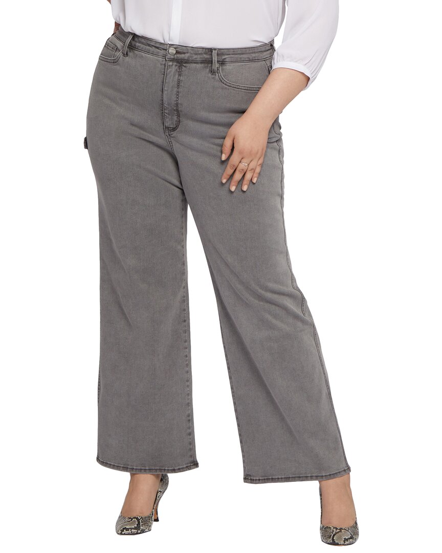 Nydj Teresa High Waist Utility Wide Leg Jeans