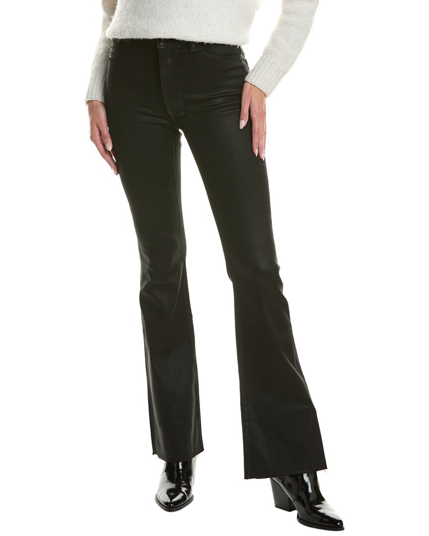 Dl1961 Bridget Boot Black Coated High-rise Instasculpt Crop Jean In Black