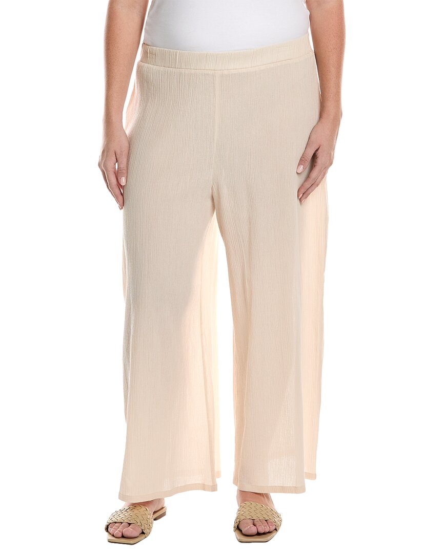 Max Mara Beachwear Plus Simeone Long Trouser In Beige