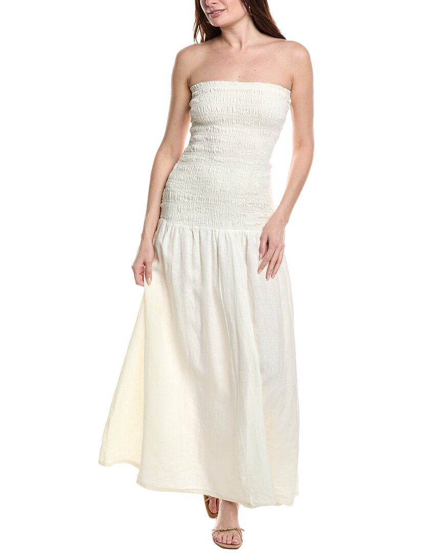 Silvian Heach Chaivi Linen Maxi Dress