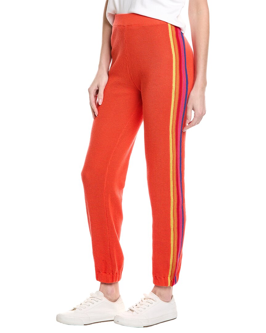 FATE FATE SIDE STRIPE WAFFLE KNIT JOGGER PANT
