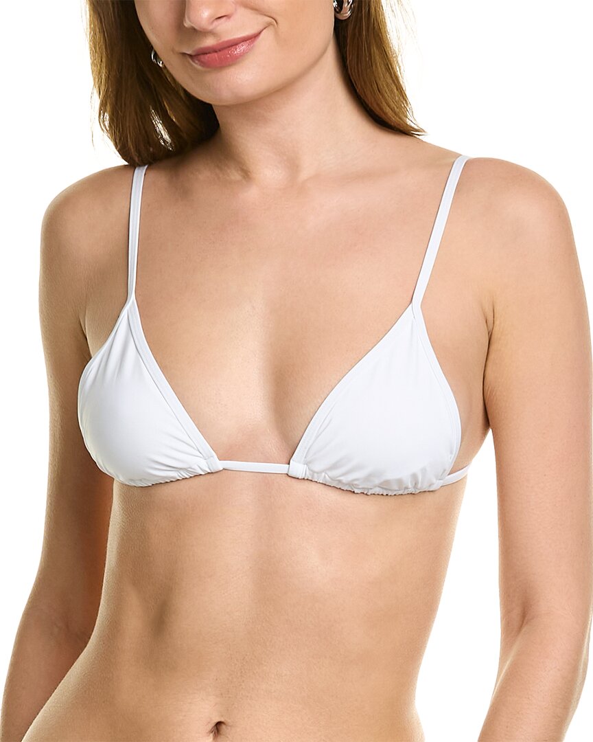Shop Weworewhat Cooper Bikini Top In White