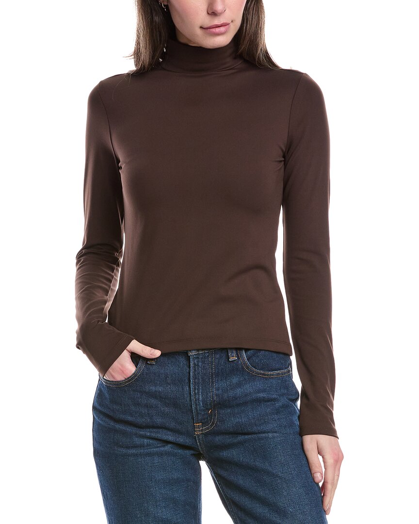 Shop Rag & Bone R&b Enhance Turtleneck Top In Brown