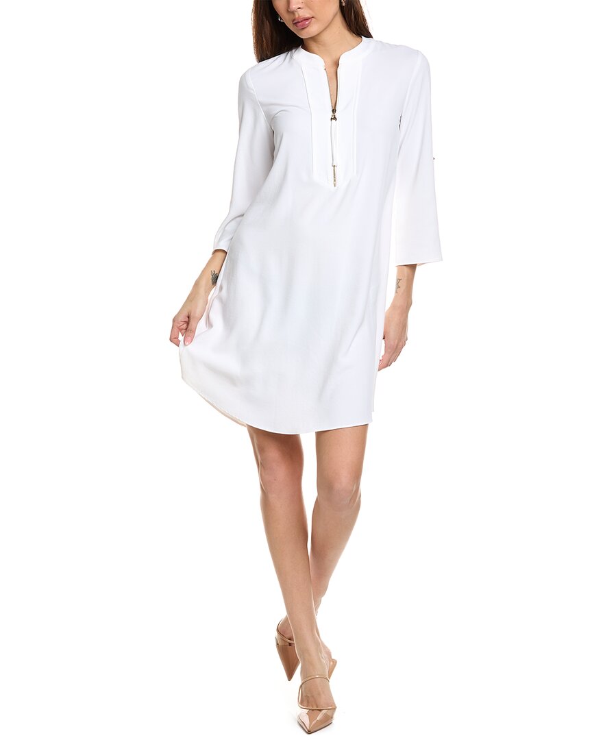 Joseph Ribkoff Shift Dress In White