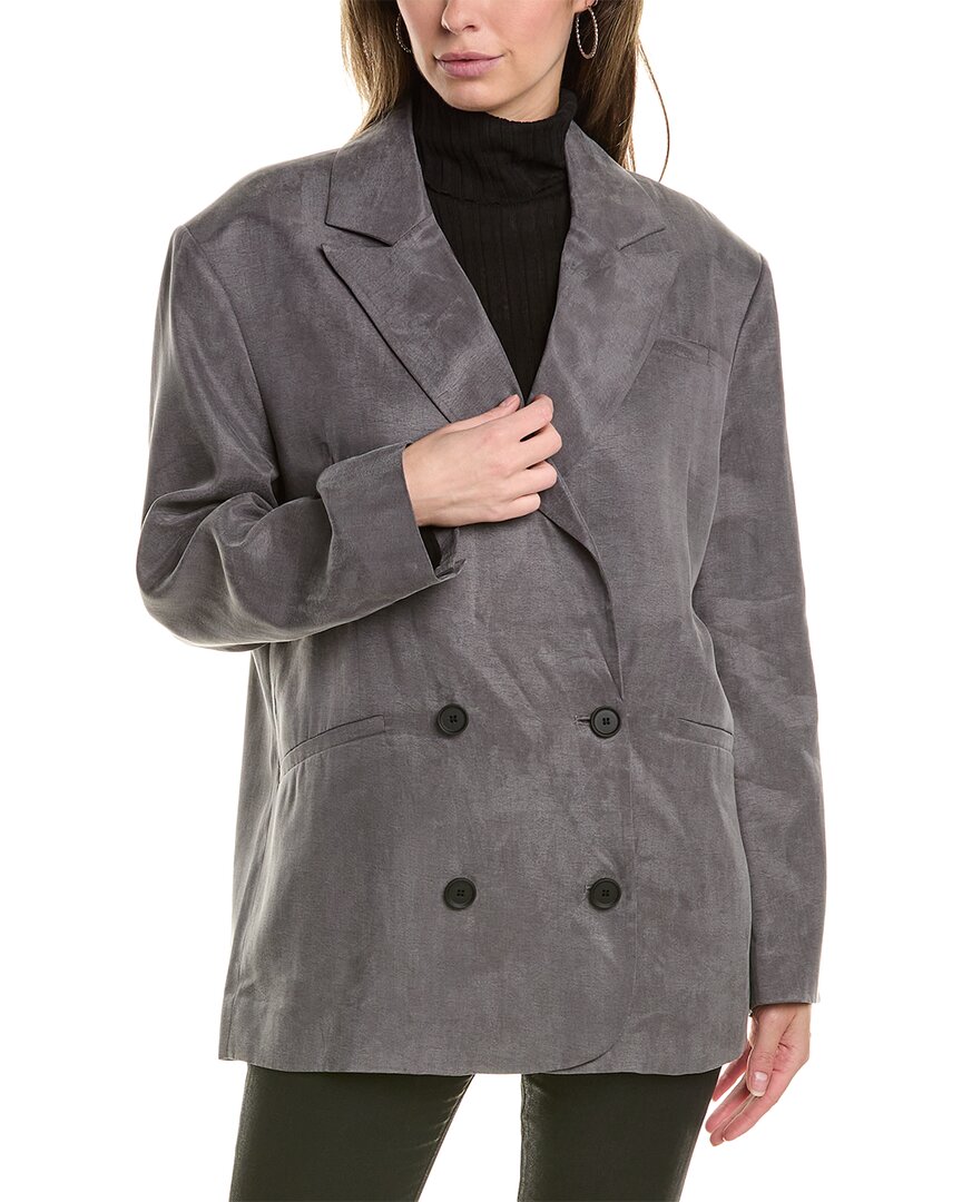 Allsaints Elle Blazer In Grey