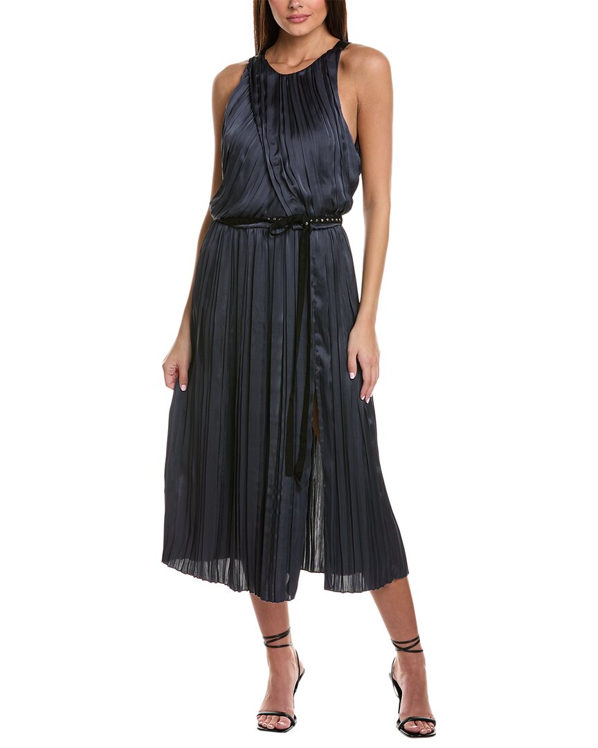 Shop 3.1 Phillip Lim Pleated Dress In Navy