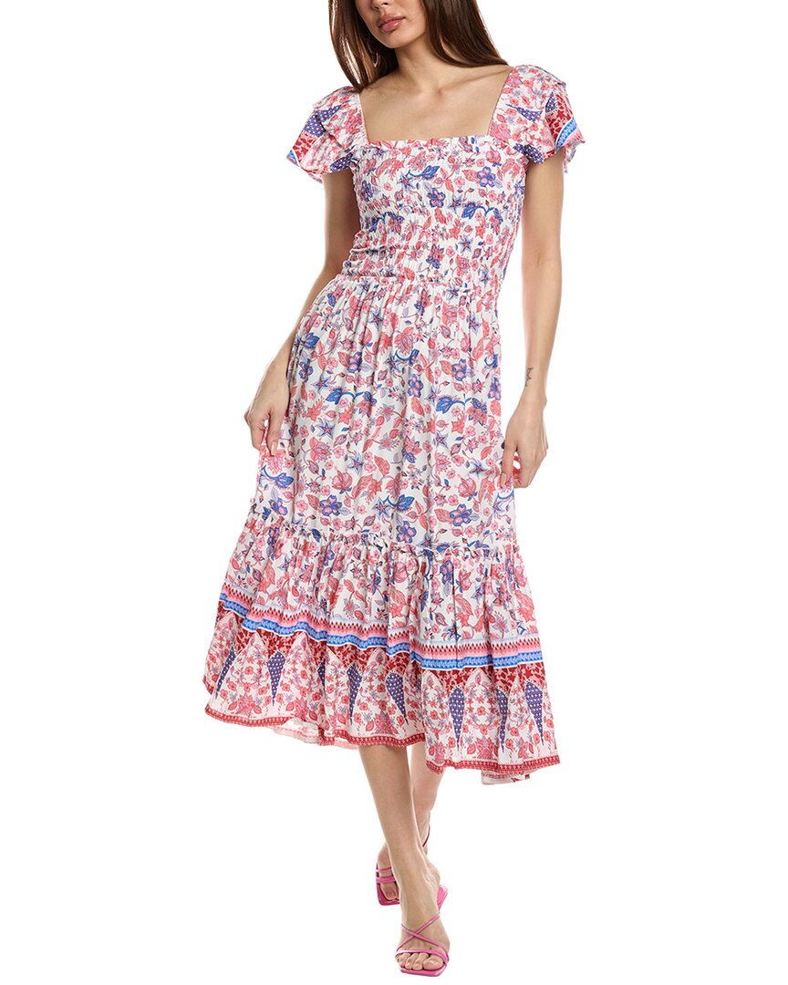 Walker & Wade Matilda Midi Dress In Red