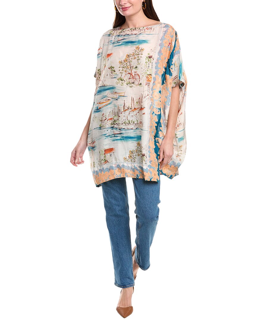 Johnny Was Vakash Jacinda Tunic In Blue