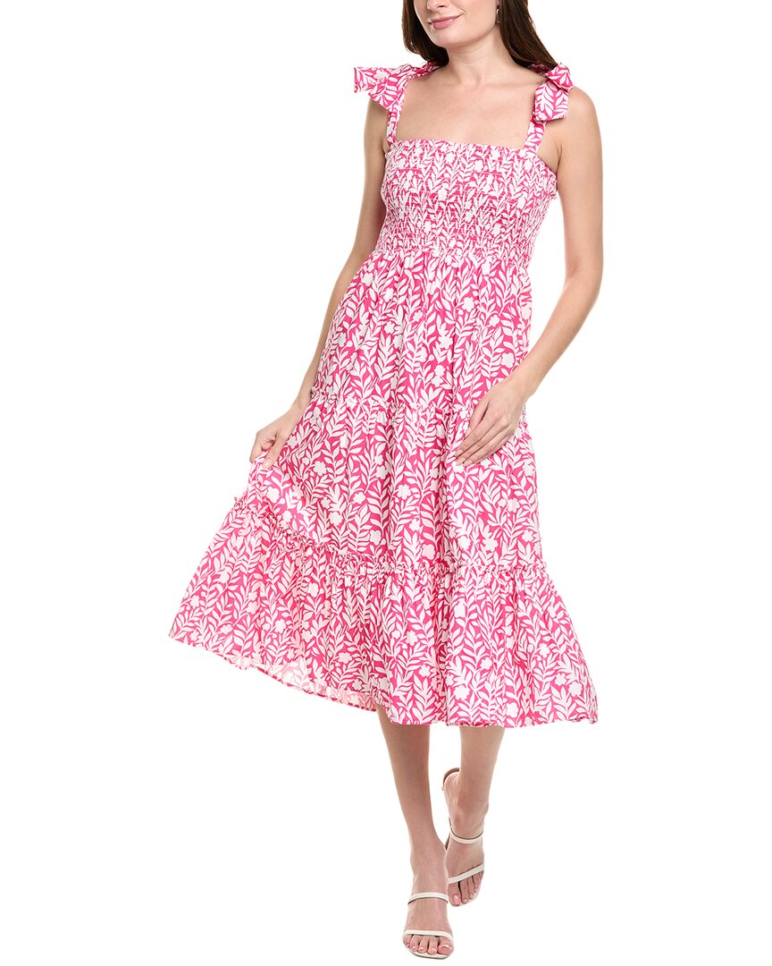 Sail To Sable Midi Dress In Pink