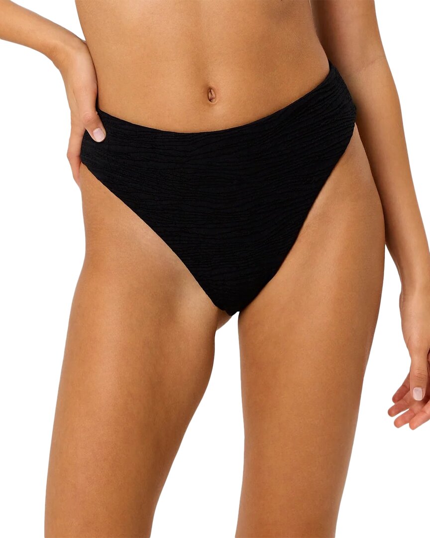Shop La Porte Monica High-waisted Cheeky Bikini Bottom
