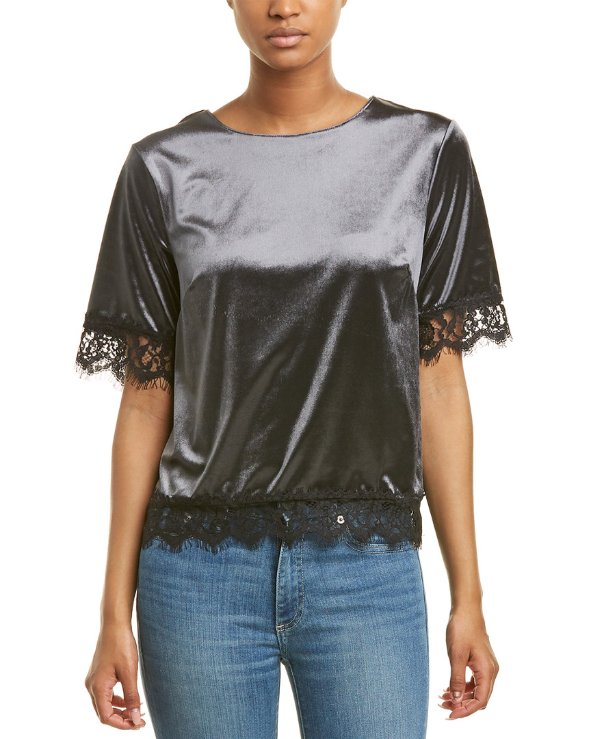 Image of Three Dots Panne Top