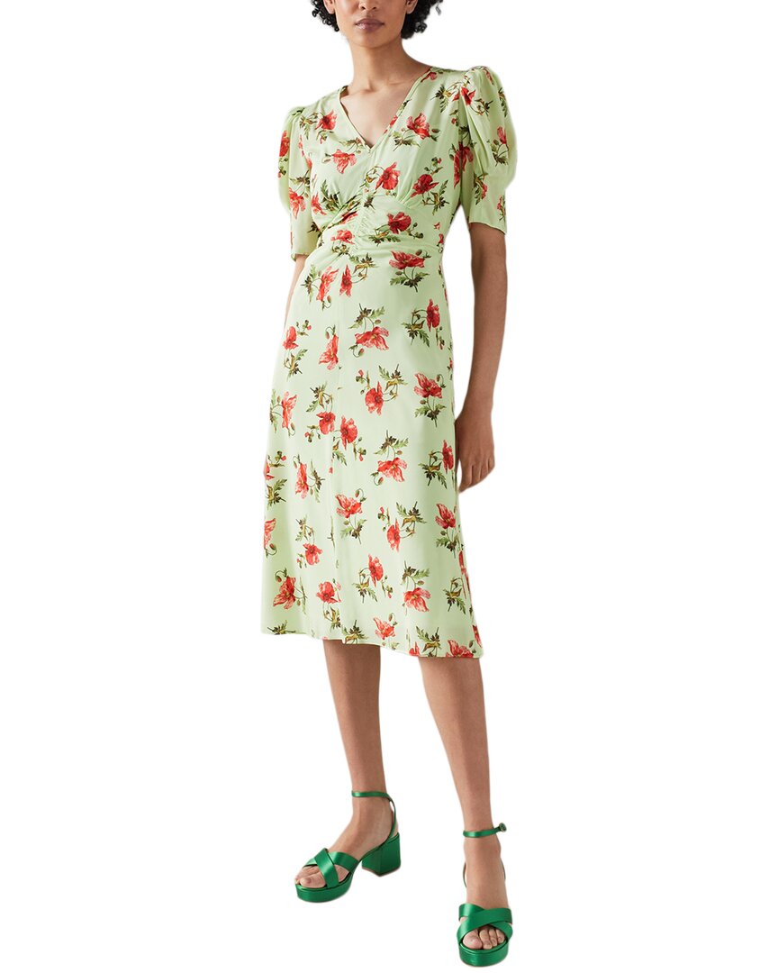Lk Bennett Montana Green Silk Dress Crepe Dress Lk Bennett Montana Green Silk Dress LK Bennett Montana Lk Bennett Montana Green Silk Dress Crepe Dress Lk Bennett Montana Green Silk Dress LK Bennett Montana