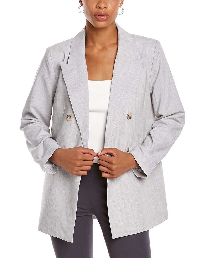 Pascale La Mode Relaxed Fit Blazer In Grey