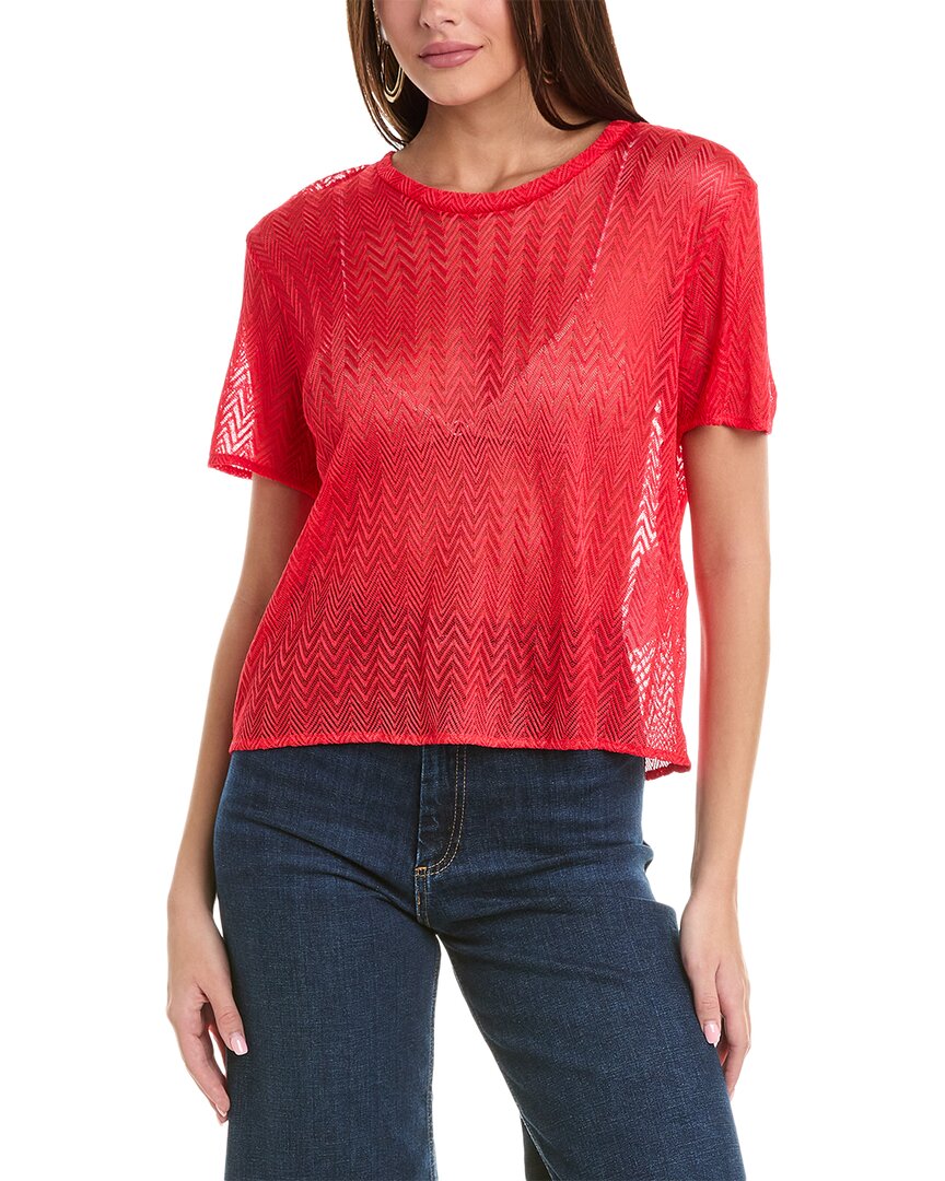 Shop M Missoni T-shirt In Red