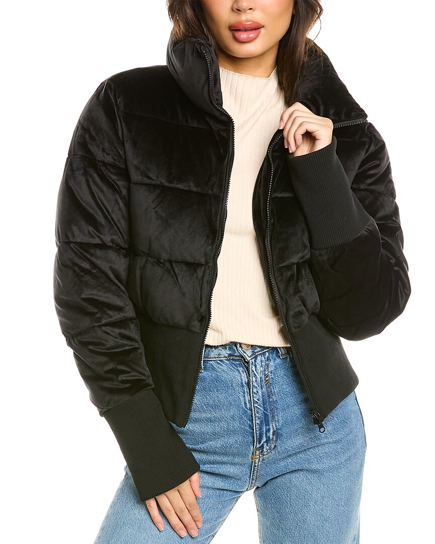 Unreal Fur Amsterdam Puffer Jacket In Black