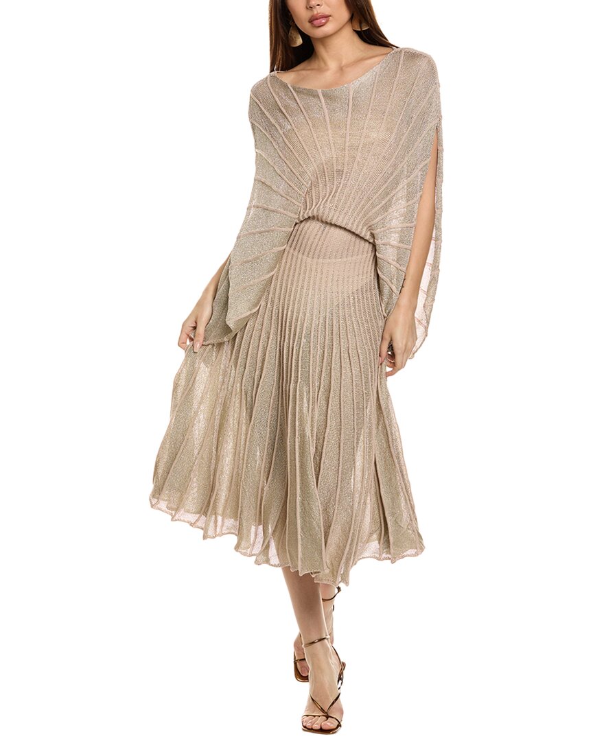Stella Mccartney Lurex Shine Stripes Dress Topper