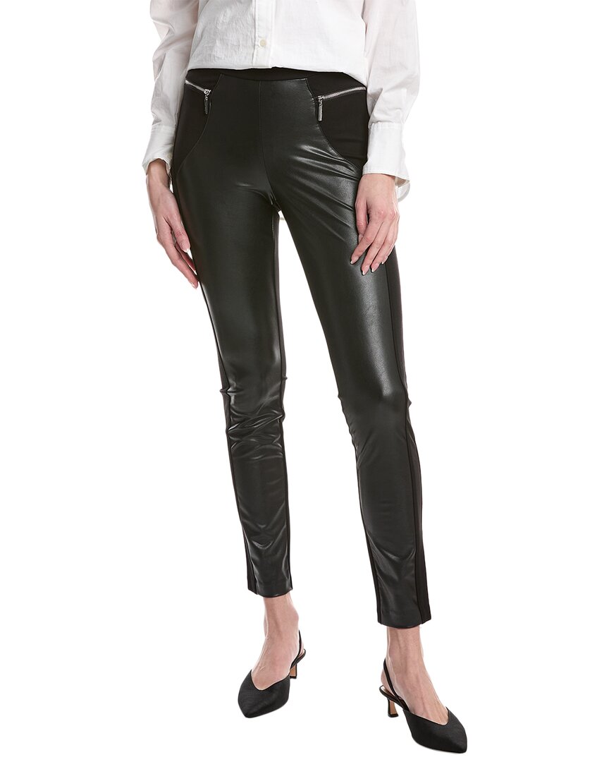 Joseph Ribkoff Mixed Media Pant In Black