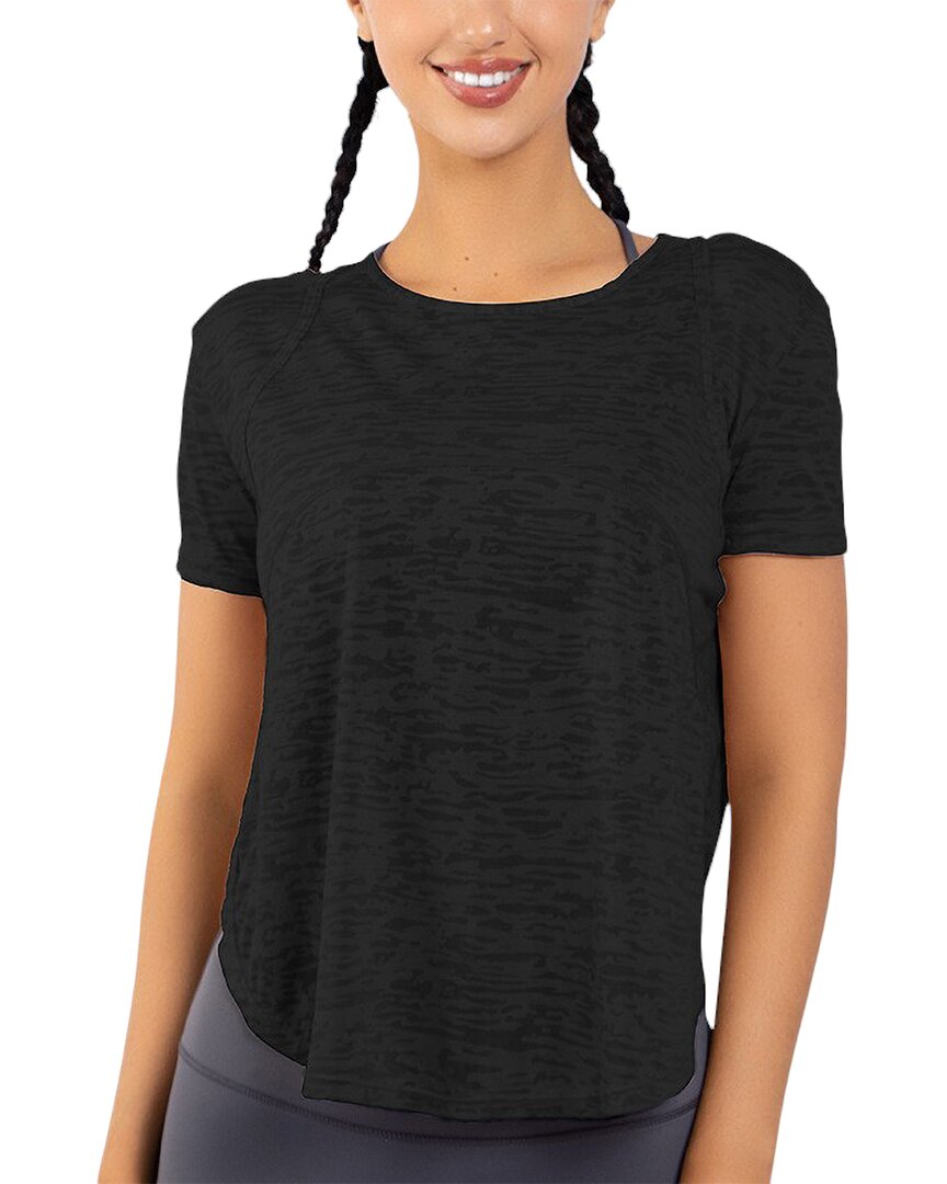 Juliet Roses T-shirt In Black