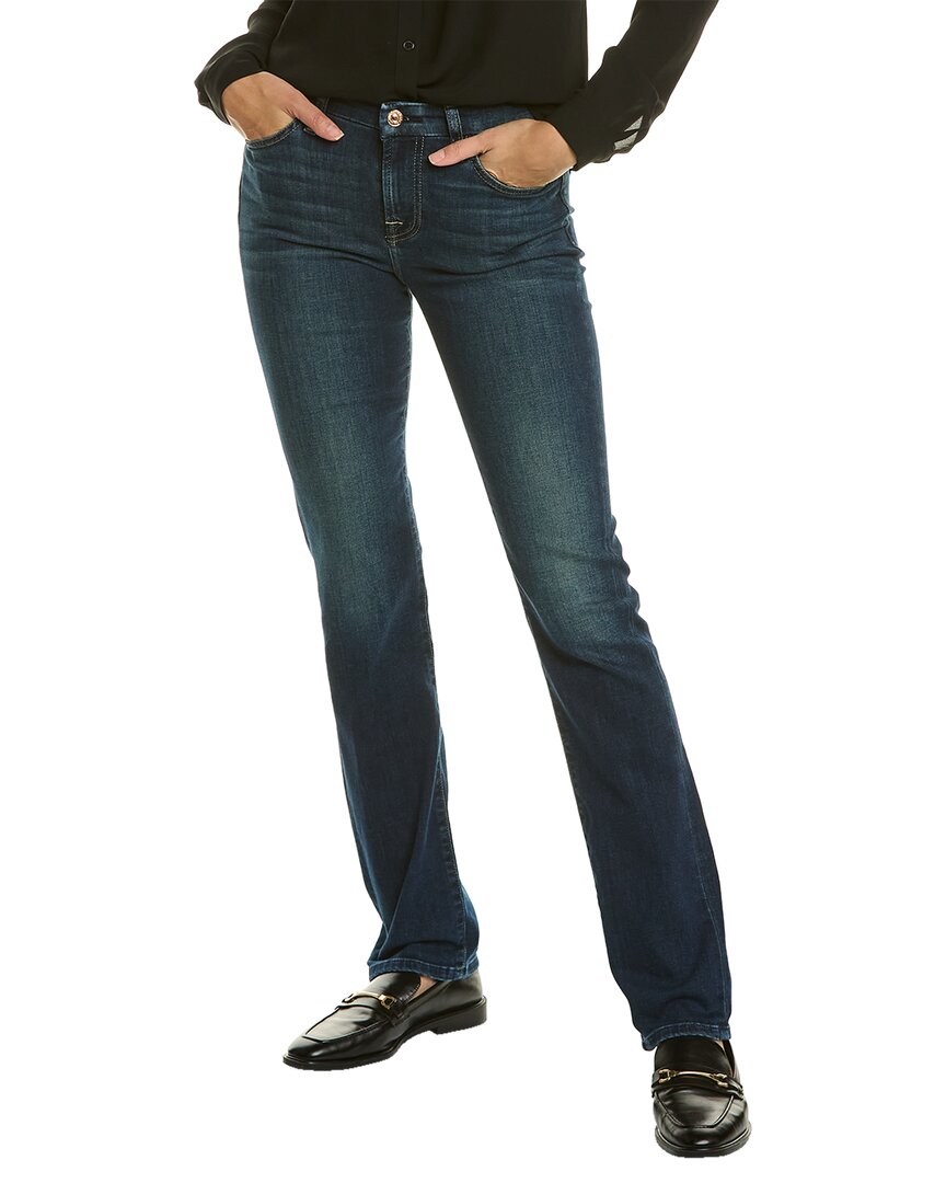 Shop 7 For All Mankind B(air) Kimmie Fate Form Fitted Straight Leg Jean In Blue