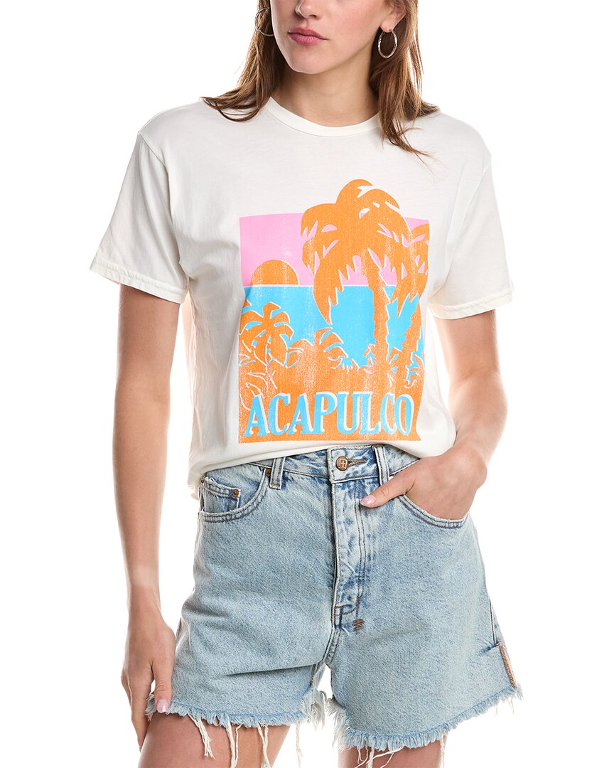 Retro Brand Original  Acapulco T-shirt In White