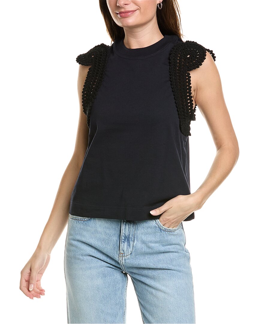Shop Cedric Charlier Top In Blue