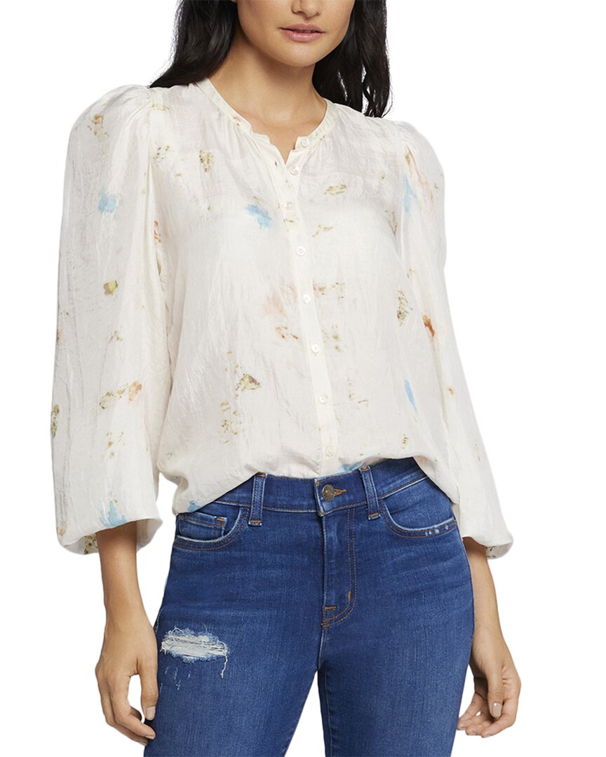 Shop Current Elliott Current/elliott The Settler Blouse Silk Blouse