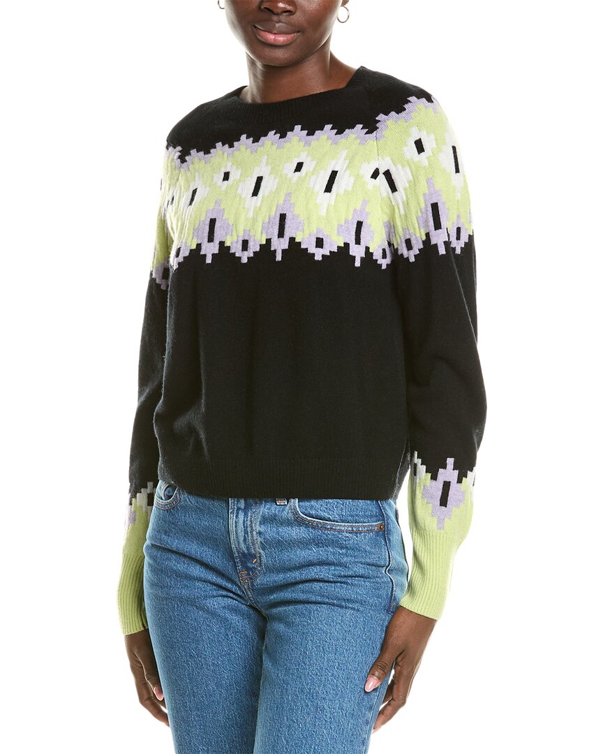 BRODIE CASHMERE BRODIE CASHMERE WOOL & CASHMERE-BLEND PASTEL FAIRISLE JUMPER
