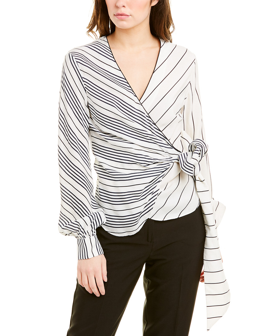 Image of Jonathan Simkhai Multimedia Stripe Top