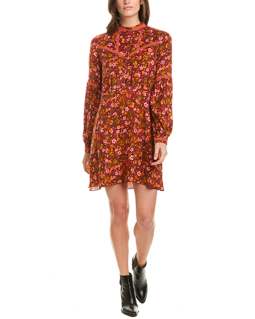 Image of Anna Sui Begonia Blend Shift Dress