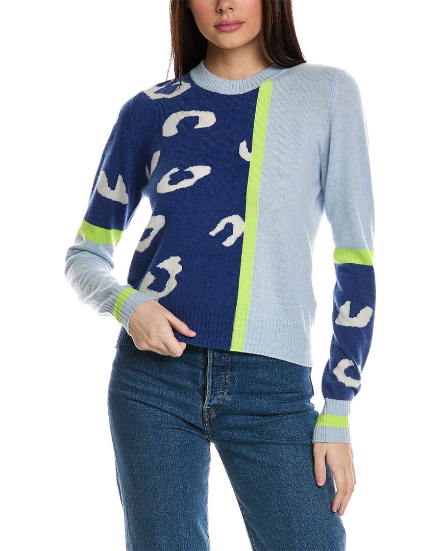 Brodie Cashmere Wild Casi Cashmere Sweater In Blue ModeSens