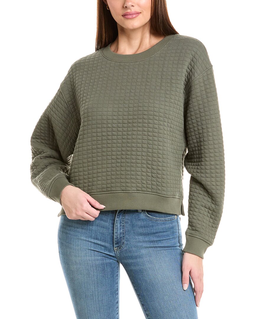 NATION LTD NATION LTD OZZIE QUILTED SWEATSHIRT