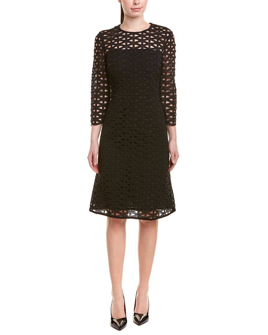 Escada Silk-Lined Sheath Dress Women's Black 32 | eBay