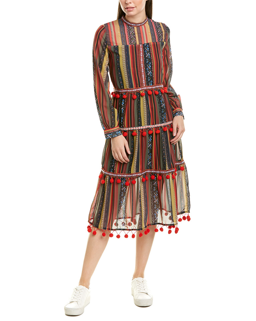 Image of ?F/?C Pompom Midi Dress