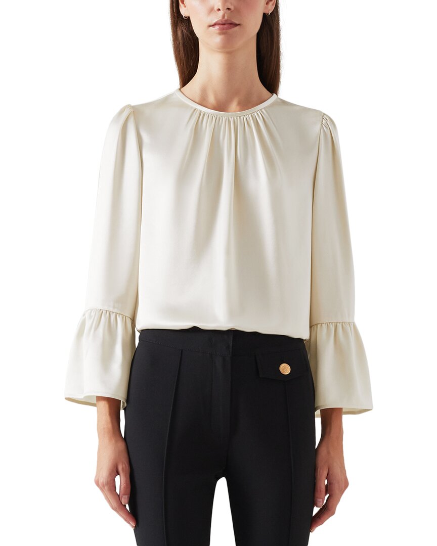Lk Bennett Agnes Woven Top