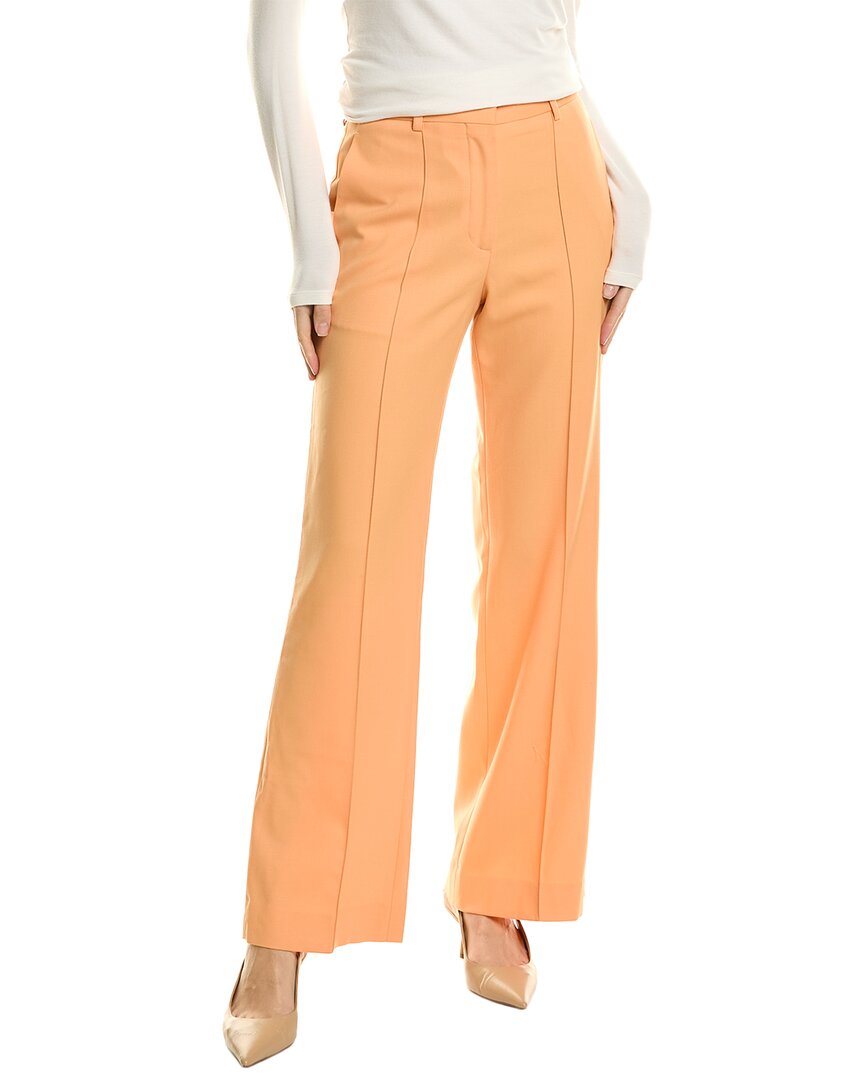Reiss Emmy Straight Leg Pants In Orange