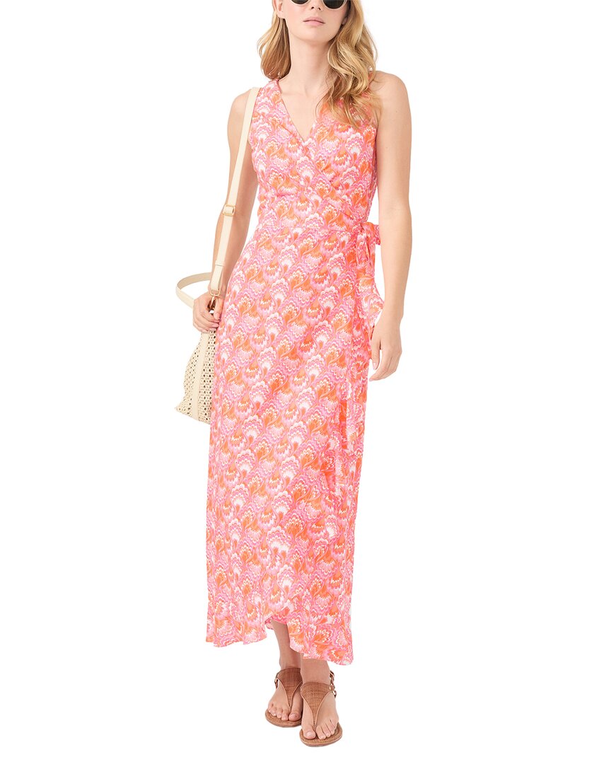 J.mclaughlin Cerise Linen-blend Dress