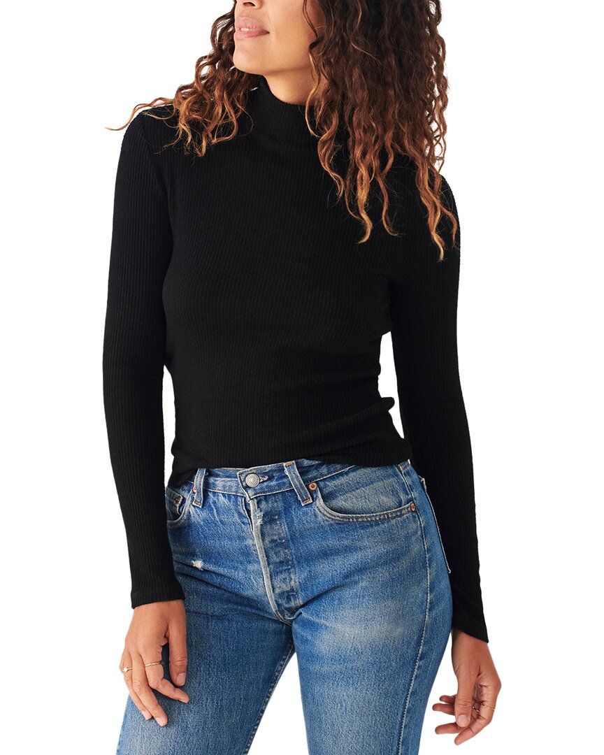 Faherty Legend Rib Roscoe Turtleneck Top
