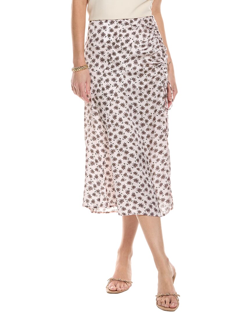 Maje Woman Midi Skirt Light Pink Size 10 Polyester In Pink