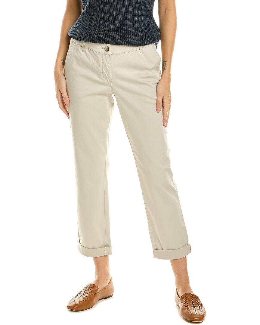 Tommy Bahama Boracay Slim Boyfriend Pants In Brown