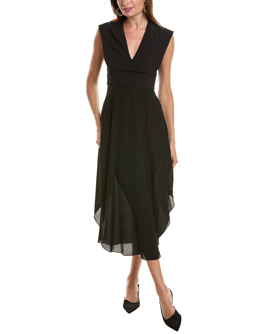 Stella Mccartney Crepe Silk Maxi Dress In Black