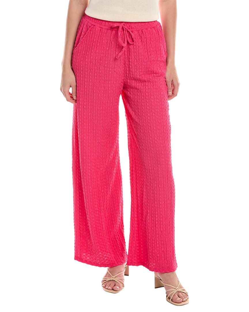 Shop French Connection Tash Textured Trouser In Pink