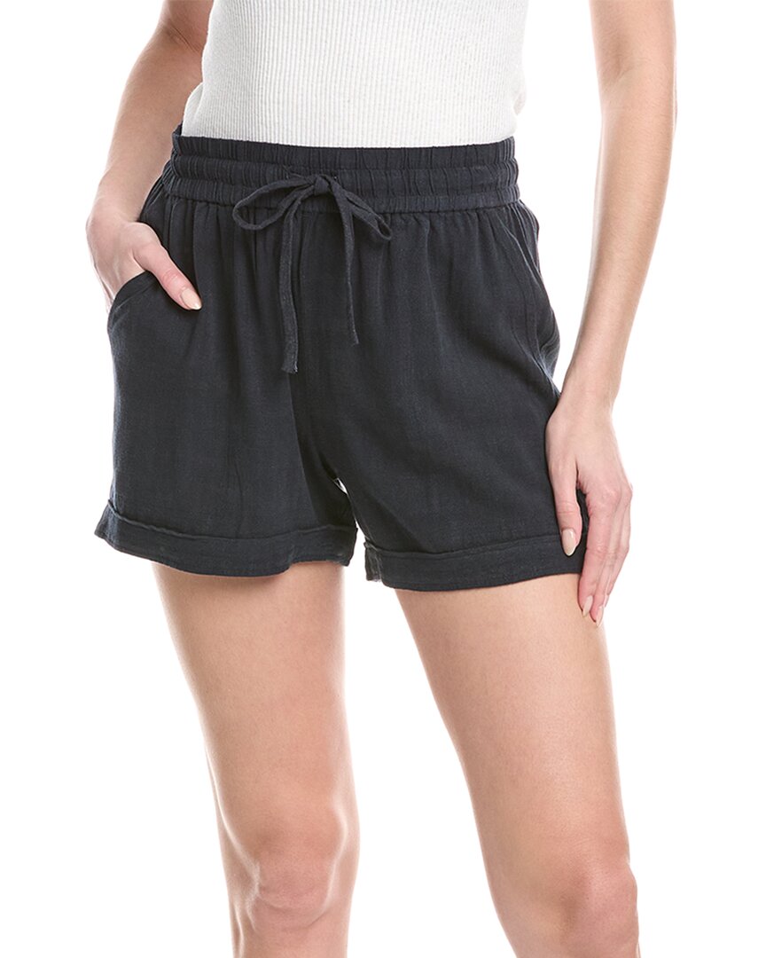 Splendid Coastal Linen-blend Short In Blue