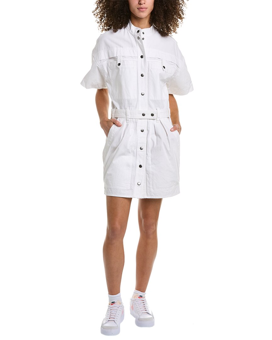 Shop Isabel Marant Étoile Rime Mini Dress In White