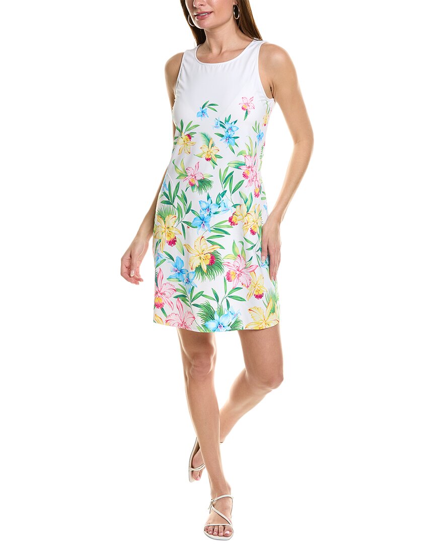 Tommy Bahama Orchid Garden Spa Dress In White