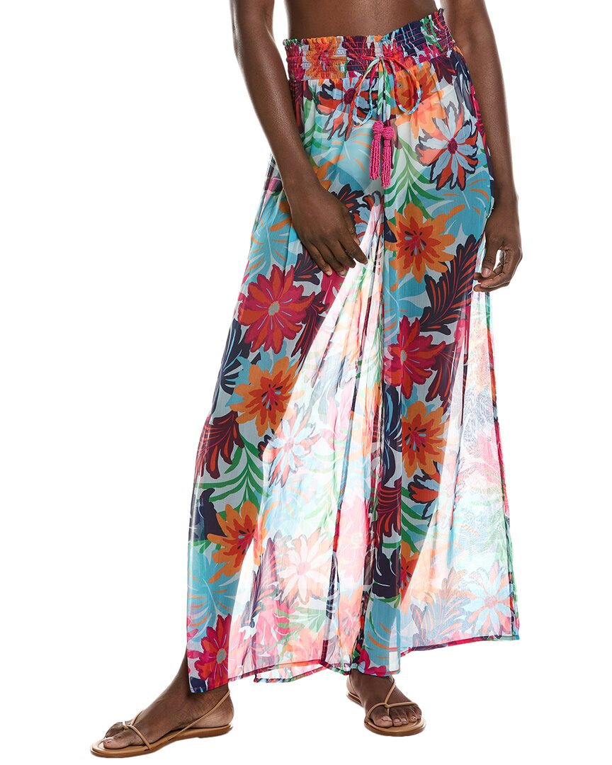 Shop Ramy Brook Printed Lancaster Pant In Blue