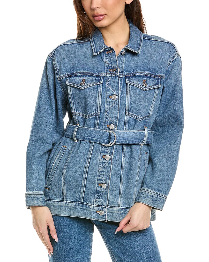 Madewell Denim Trucker Jacket In Blue